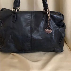 DKNY soft leather black purse